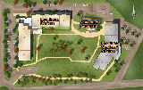 Site Plan - Le Fonserane is the right-hand building